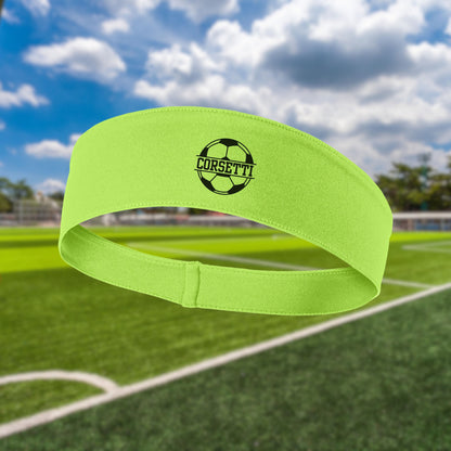 Custom Soccer Headband, Personalized Headband, Custom Image, Soccer Coach Gift, Soccer Team Gift, Sport Headband, Soccer Club, Indoor Soccer