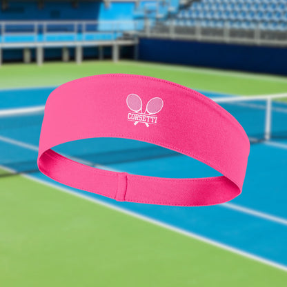 Custom Tennis Headband, Personalized Headband, Custom Image, Tennis Coach Gift, Tennis Team Gift, Sport Headband, Tennis Club, Tennis Lover