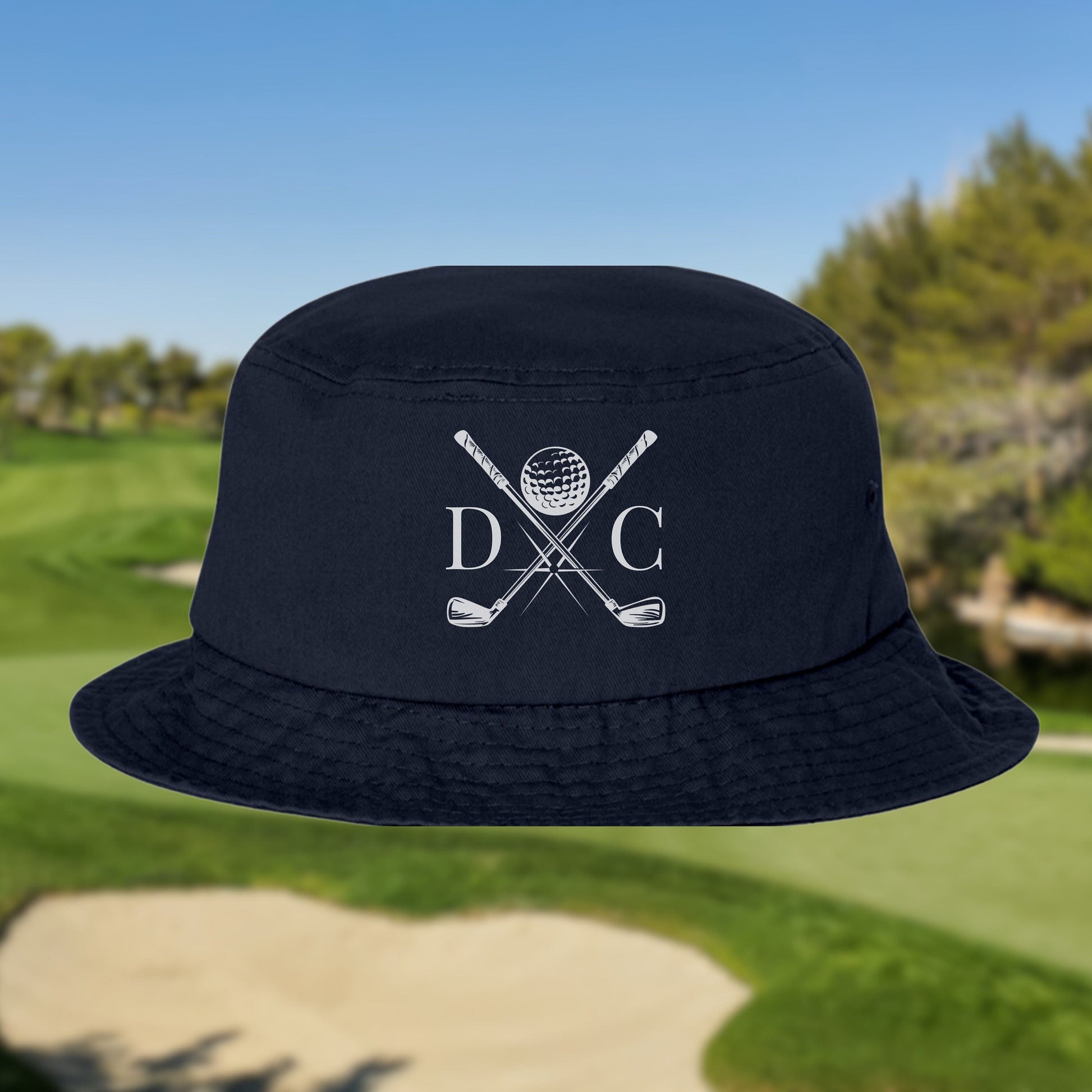 Personalized Golf Bucket Hat, Custom Bucket Hat, Golf Gift, Custom Logo Hat, Golf Club Gift, Golf Team Gift. Golf Gifts for Men, Fathers Day