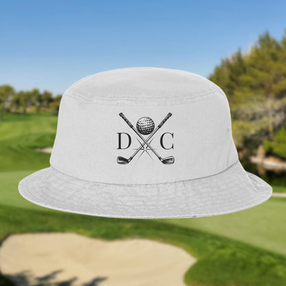 Personalized Golf Bucket Hat, Custom Bucket Hat, Golf Gift, Custom Logo Hat, Golf Club Gift, Golf Team Gift. Golf Gifts for Men, Fathers Day