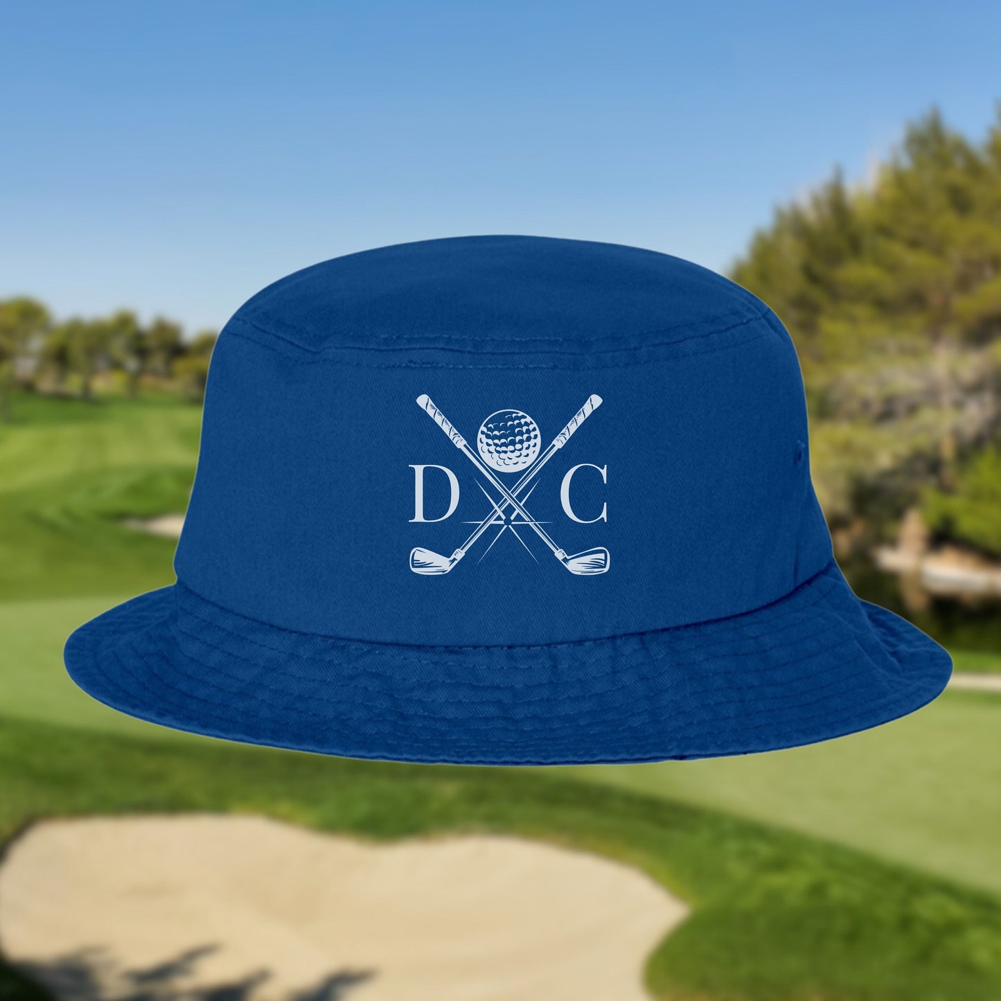 Personalized Golf Bucket Hat, Custom Bucket Hat, Golf Gift, Custom Logo Hat, Golf Club Gift, Golf Team Gift. Golf Gifts for Men, Fathers Day
