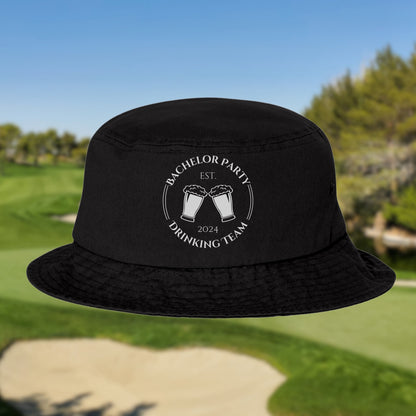Personalized Wedding Bucket Hat, Custom Bucket Hat, Custom Logo Hat, Bachelor Party Gift, Groomsman Gift, Best Man Proposal, Groom Gift