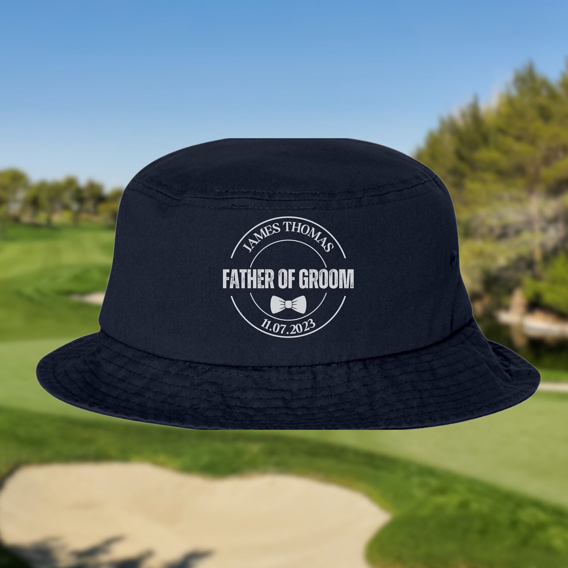 Personalized Wedding Bucket Hat, Custom Bucket Hat, Custom Logo Hat, Bachelor Party Gift, Groomsman Gift, Best Man Proposal, Groom Gift