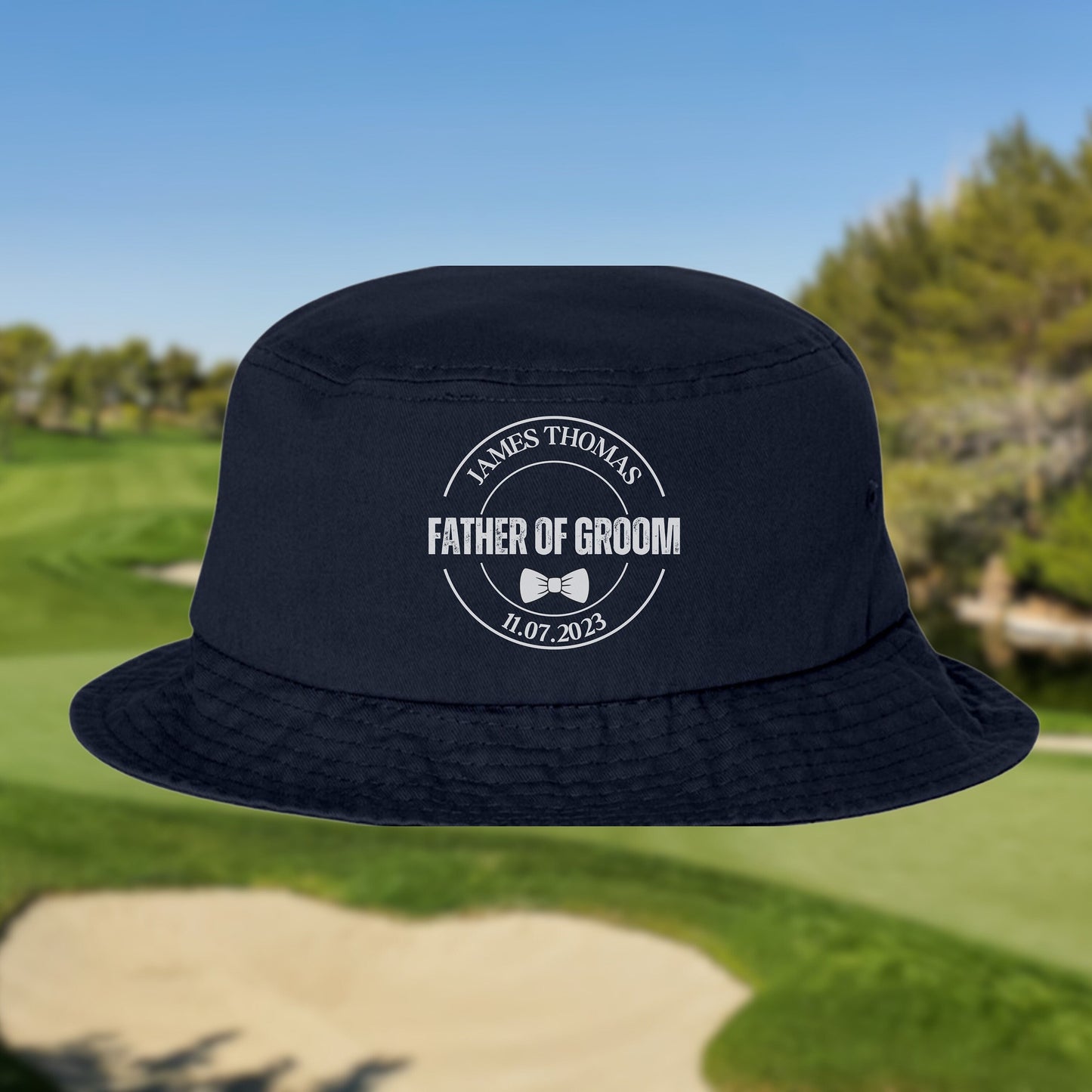 Personalized Wedding Bucket Hat, Custom Bucket Hat, Custom Logo Hat, Bachelor Party Gift, Groomsman Gift, Best Man Proposal, Groom Gift