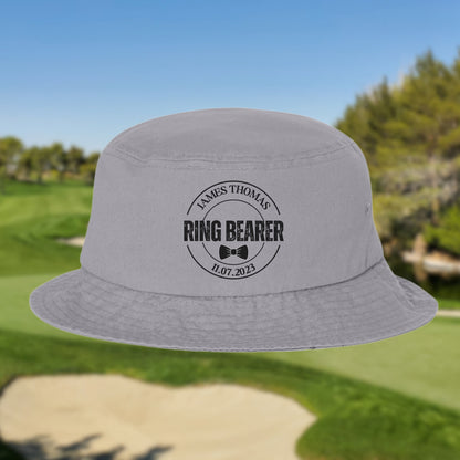 Personalized Wedding Bucket Hat, Custom Bucket Hat, Custom Logo Hat, Bachelor Party Gift, Groomsman Gift, Best Man Proposal, Groom Gift