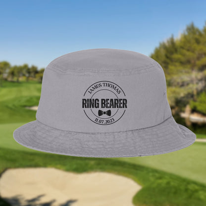 Personalized Wedding Bucket Hat, Custom Bucket Hat, Custom Logo Hat, Bachelor Party Gift, Groomsman Gift, Best Man Proposal, Groom Gift