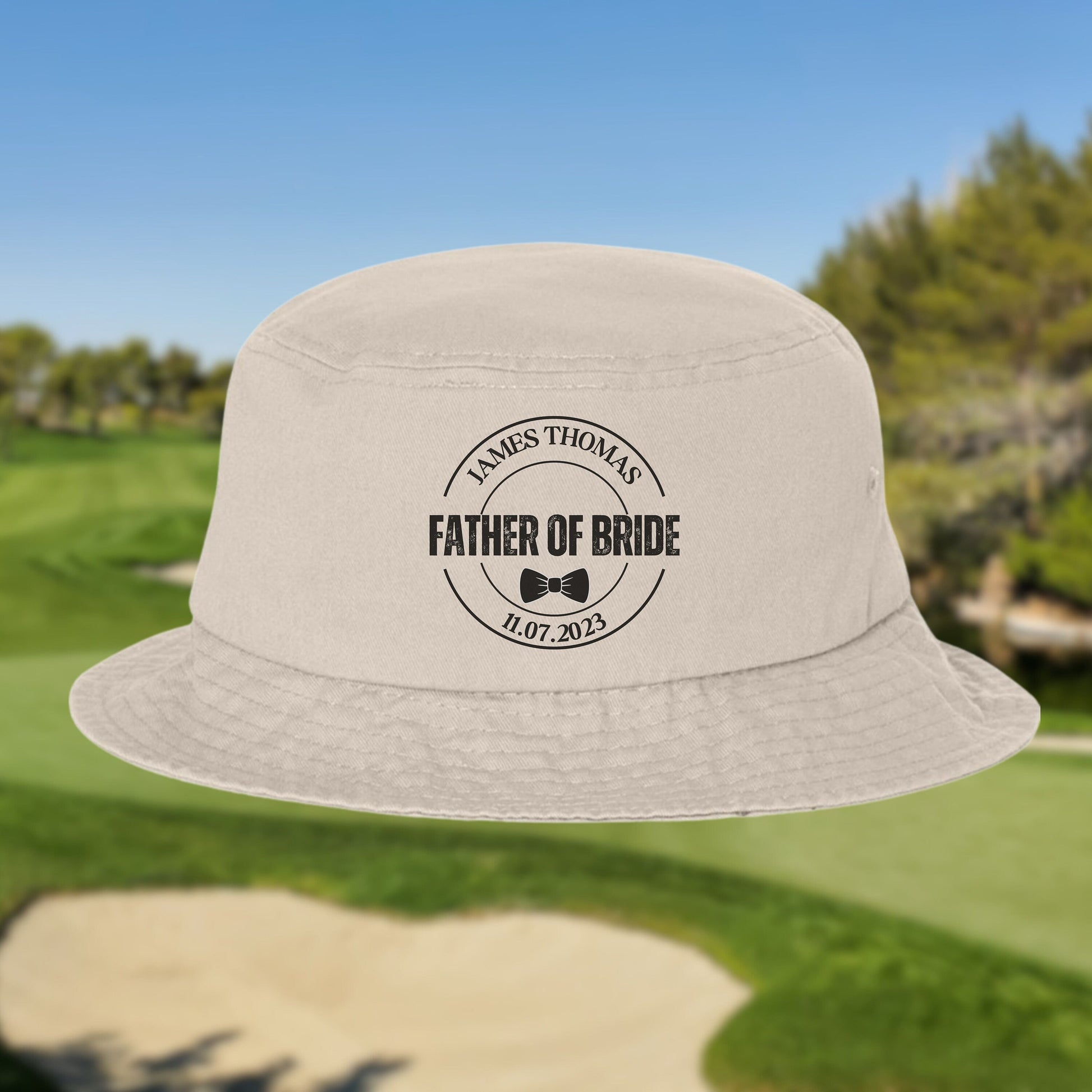Personalized Wedding Bucket Hat, Custom Bucket Hat, Custom Logo Hat, Bachelor Party Gift, Groomsman Gift, Best Man Proposal, Groom Gift