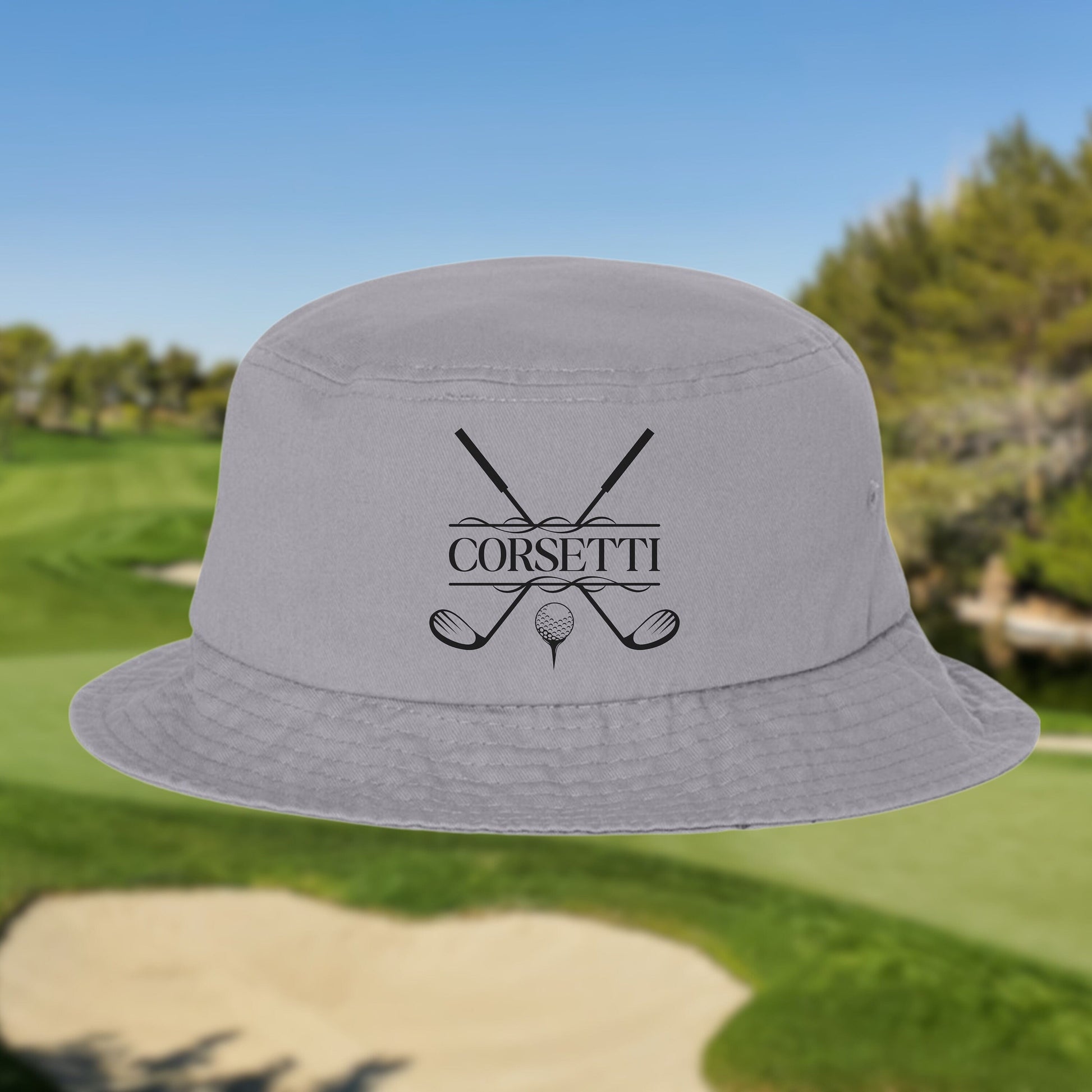 Personalized Golf Bucket Hat, Custom Bucket Hat, Golf Gift, Custom Logo Hat, Golf Club Gift, Golf Team Gift. Golf Gifts for Men, Fathers Day