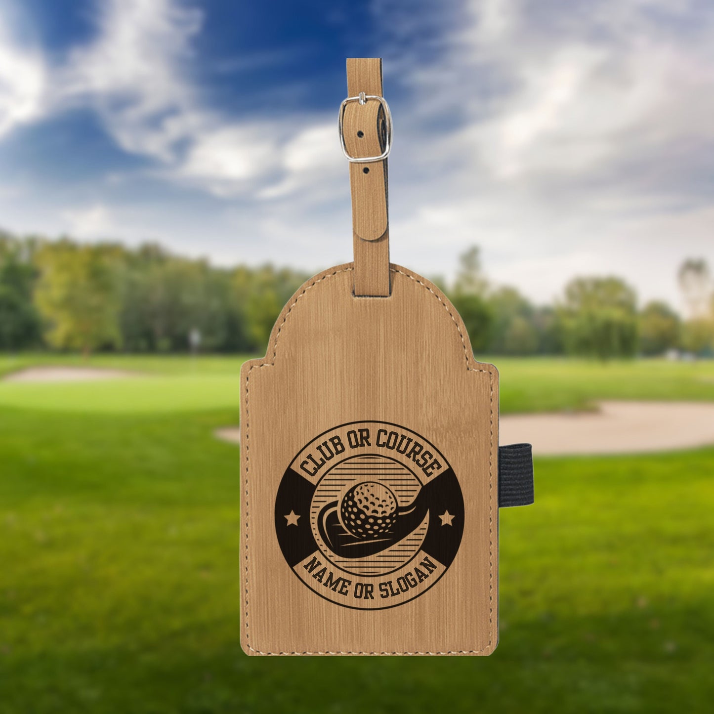 Personalized golf Bag Tag, Laser Engraved Custom Bag Tag, Golf Club Bag Tag, Golf Gifts for Men, Golf Tournament Gift, Golf Accessories