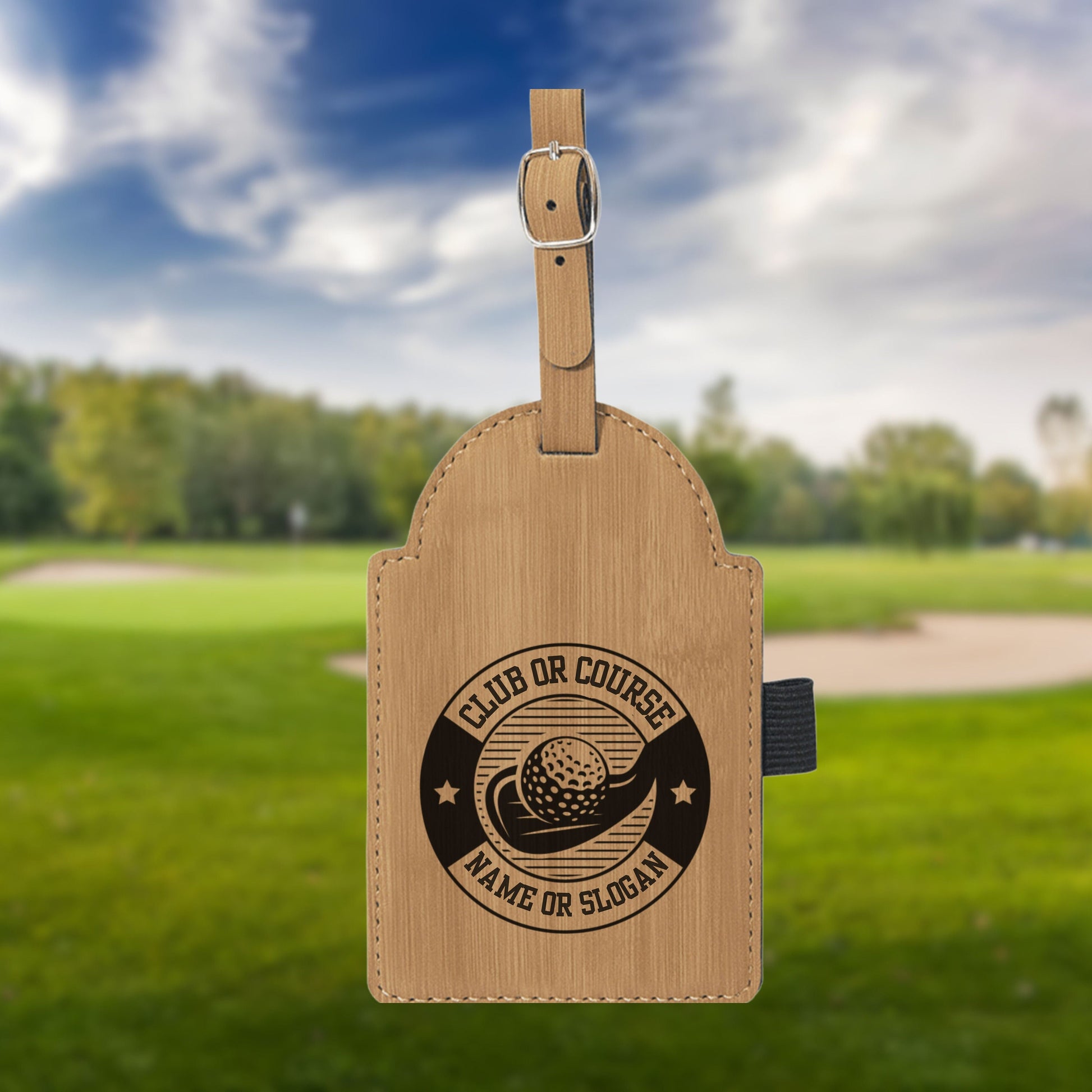 Personalized golf Bag Tag, Laser Engraved Custom Bag Tag, Golf Club Bag Tag, Golf Gifts for Men, Golf Tournament Gift, Golf Accessories