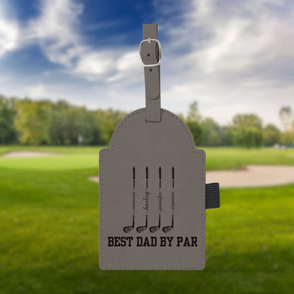 Personalized golf Bag Tag, Laser Engraved Custom Bag Tag, Golf Club Bag Tag, Golf Gifts for Men, Golf Tournament Gift, Golf Accessories
