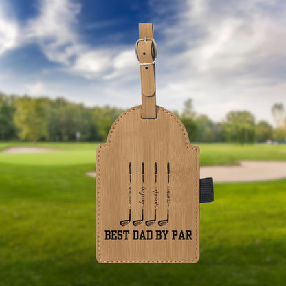 Personalized golf Bag Tag, Laser Engraved Custom Bag Tag, Golf Club Bag Tag, Golf Gifts for Men, Golf Tournament Gift, Golf Accessories
