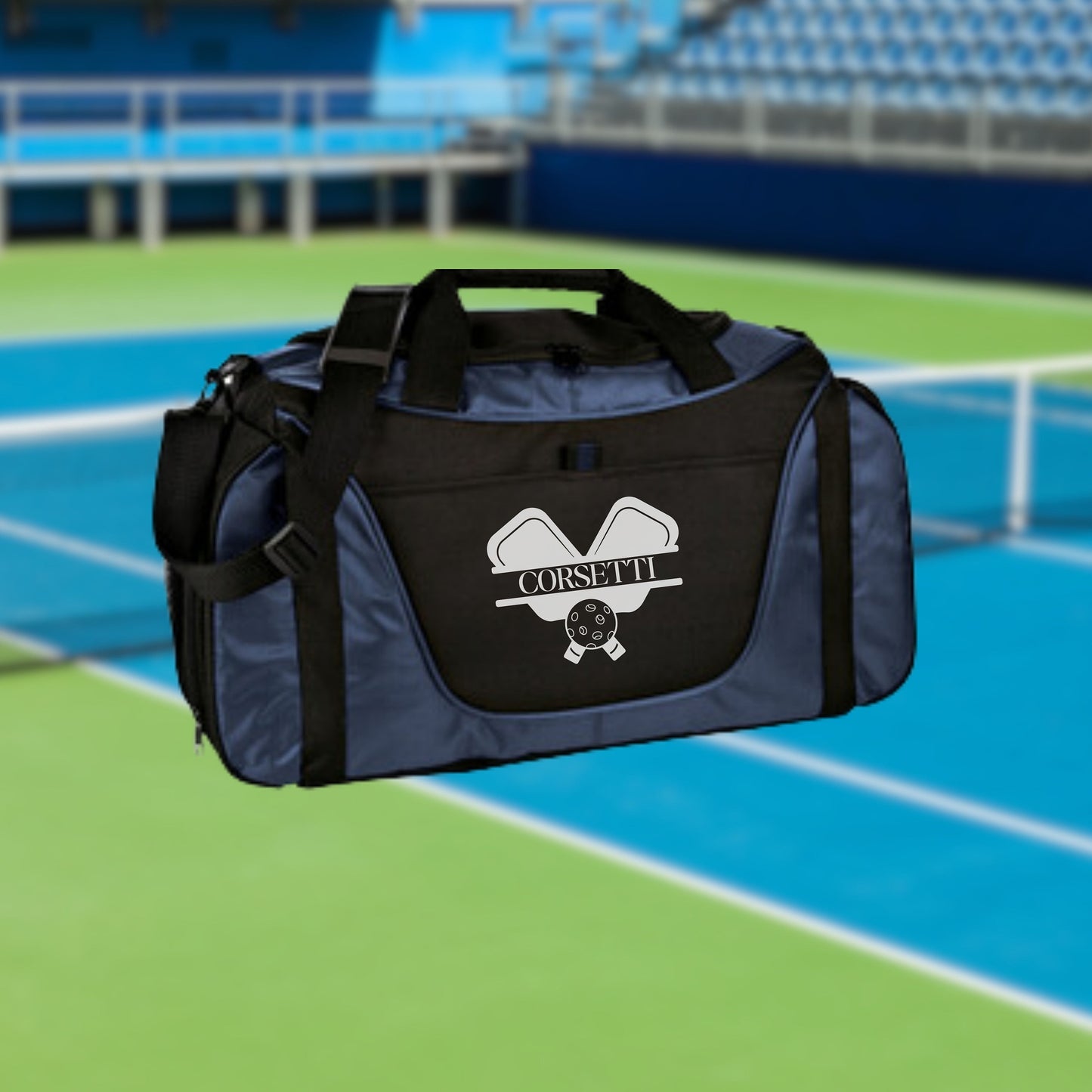 Personalized Pickleball Duffel Bag, Custom Sport Bag, Monogram Travel Bag, Athletic Shoulder Bag, Pickleball Player Bag, Team Club Bag