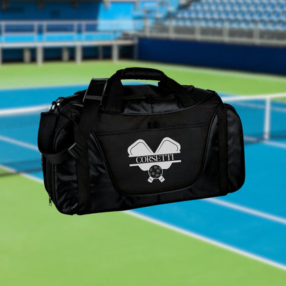 Personalized Pickleball Duffel Bag, Custom Sport Bag, Monogram Travel Bag, Athletic Shoulder Bag, Pickleball Player Bag, Team Club Bag