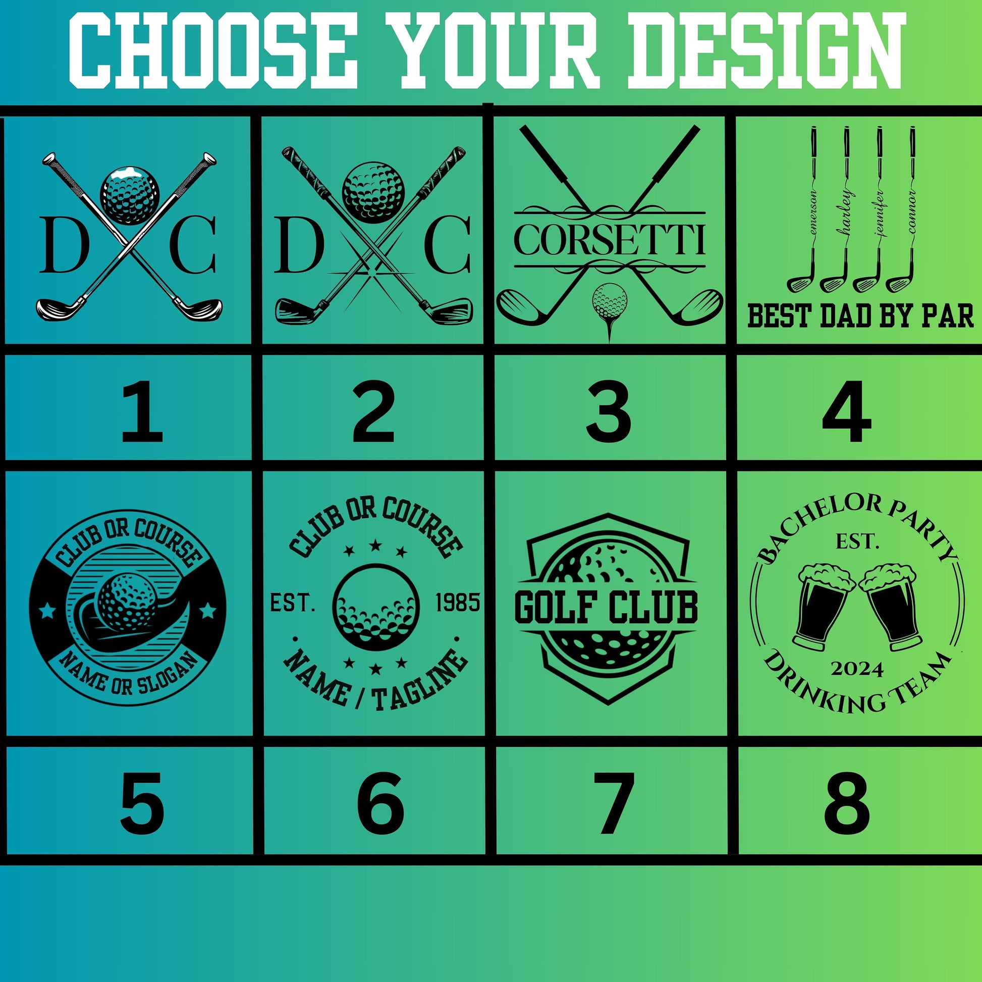 Personalized Golf Bag, Custom Golf Cart Bag, Golf Carry Bag, Golf Club Bag, Golf Gifts for Men, Golf Tournament Gift, Father's Day Gift