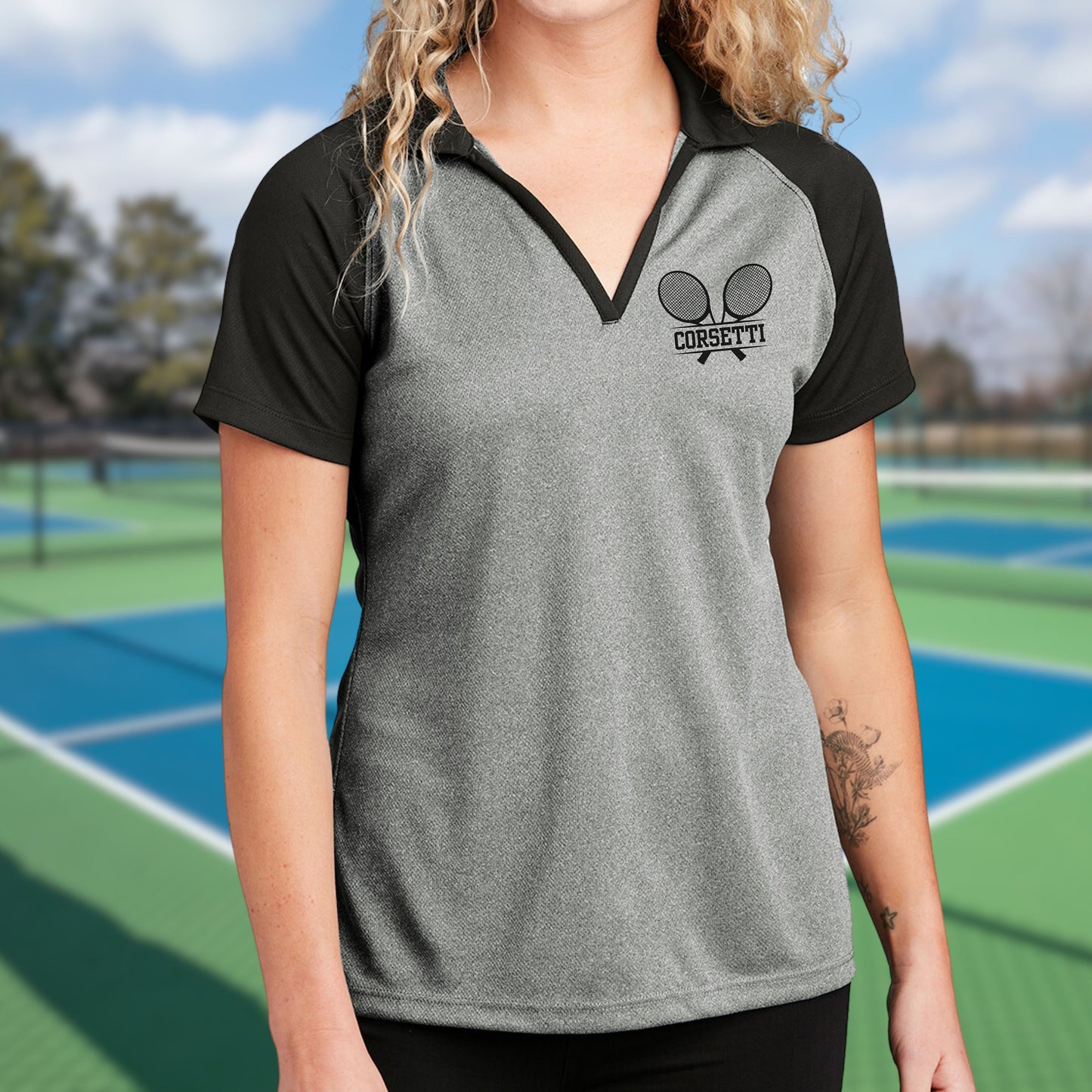 Personalized Tennis Polo, Custom Tennis Polo, Monogram Sport Polo, Women's Tennis Gift, Tennis Team Gift, Sport Club Gift, Tennis Coach Gift