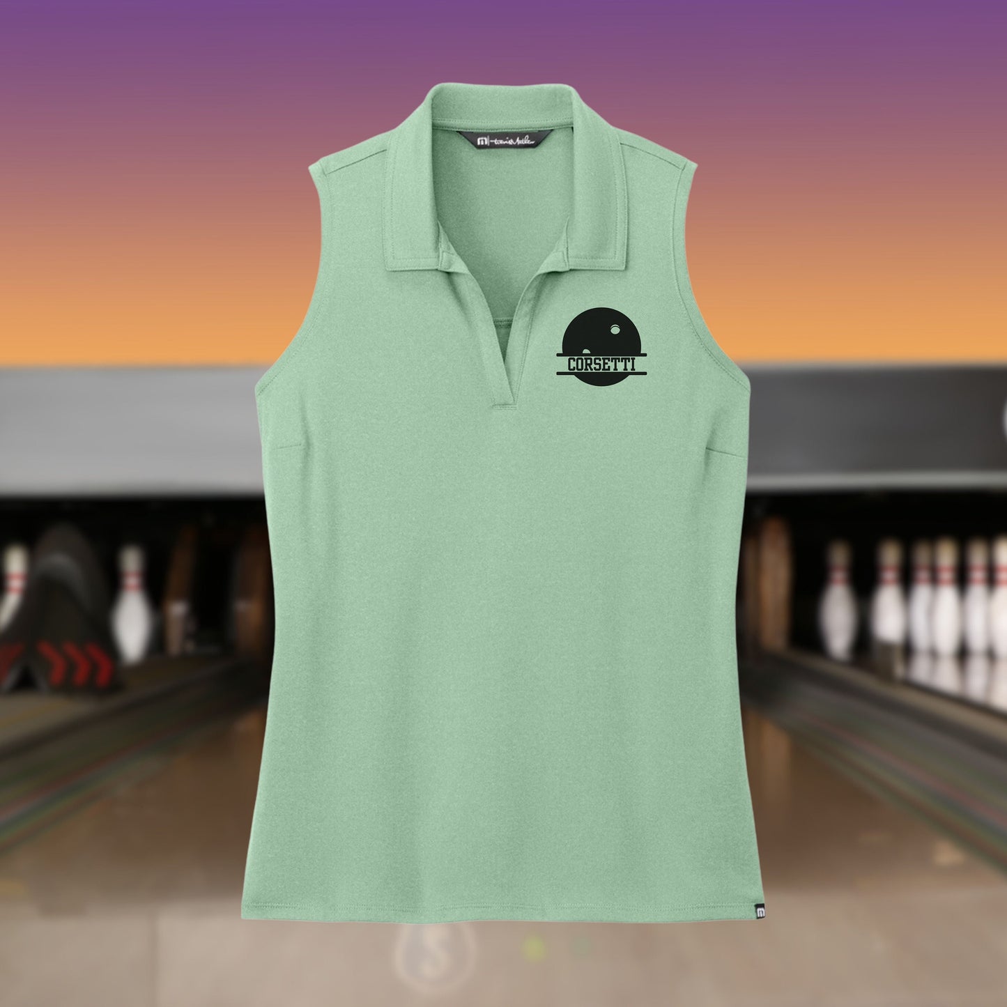 Personalized Premium Bowling Polo, Custom Luxury Bowling Polo, Monogram Sport Polo, Custom Logo Polo Shirt, Performance Polo, Bowling Team