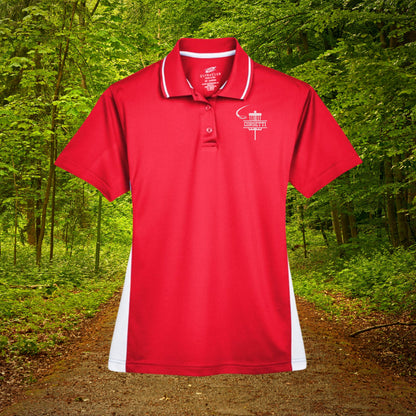Womens Personalized Disc Golf Polo, Ladies Sport Polo Shirt, Lightweight Sport Polo, Disc Golf Gift, Gift for Wife, Dry Fit Athleisure Top