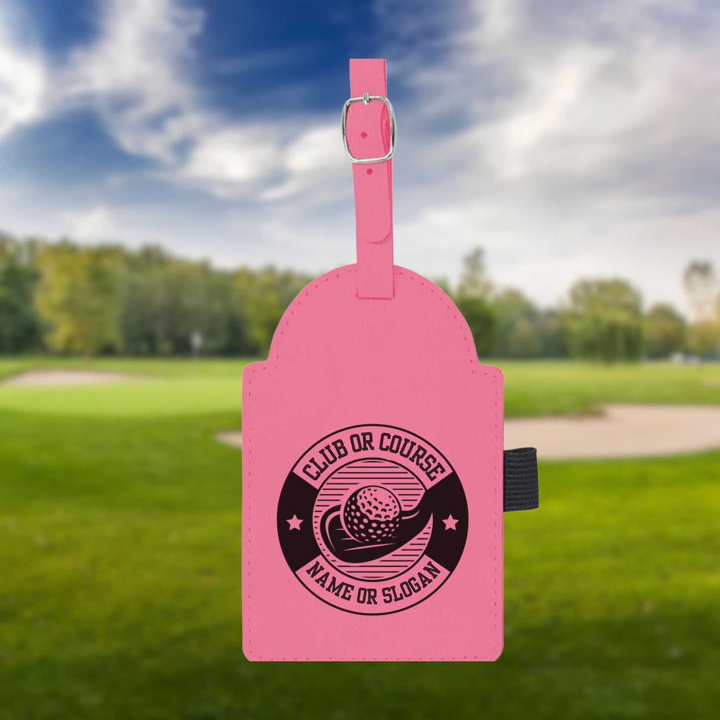 Personalized golf Bag Tag, Laser Engraved Custom Bag Tag, Golf Club Bag Tag, Golf Gifts for Men, Golf Tournament Gift, Golf Accessories