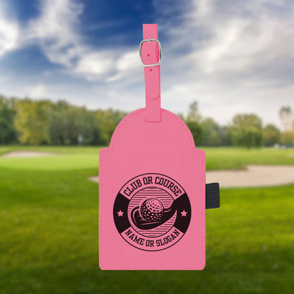 Personalized golf Bag Tag, Laser Engraved Custom Bag Tag, Golf Club Bag Tag, Golf Gifts for Men, Golf Tournament Gift, Golf Accessories