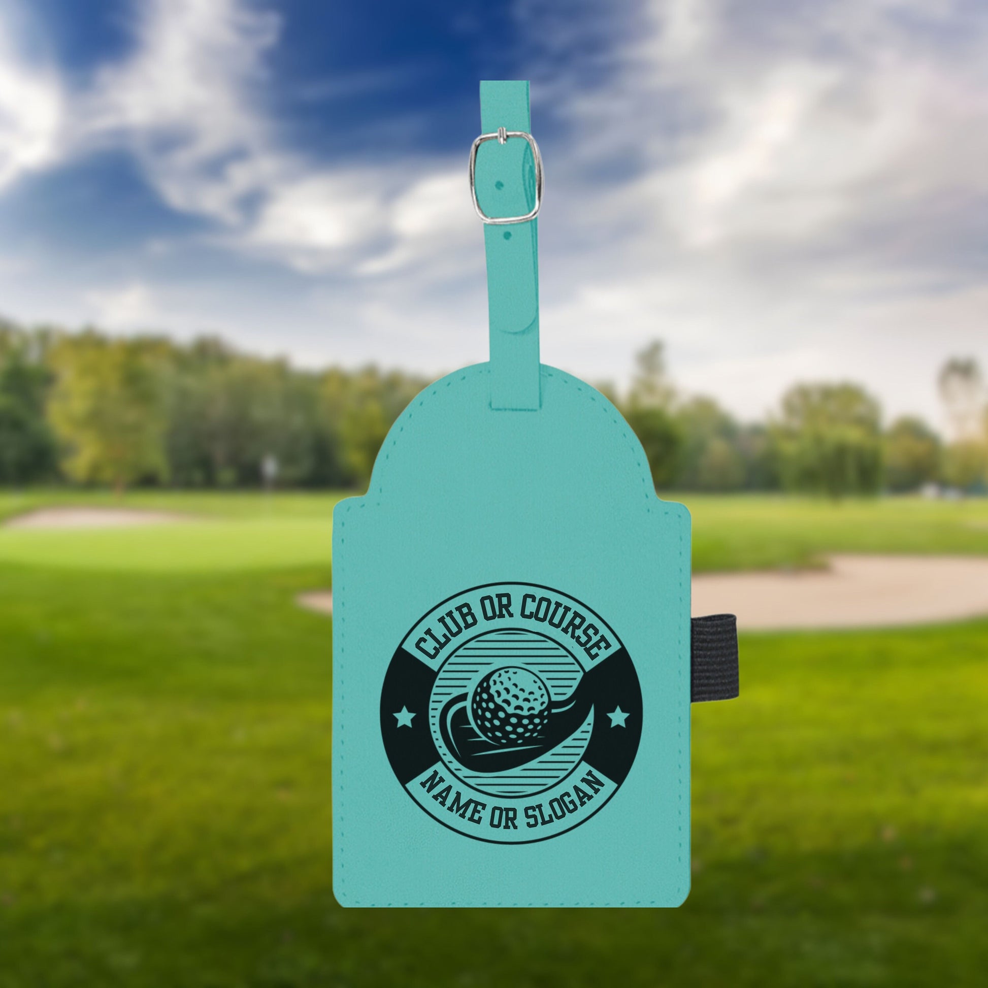 Personalized golf Bag Tag, Laser Engraved Custom Bag Tag, Golf Club Bag Tag, Golf Gifts for Men, Golf Tournament Gift, Golf Accessories