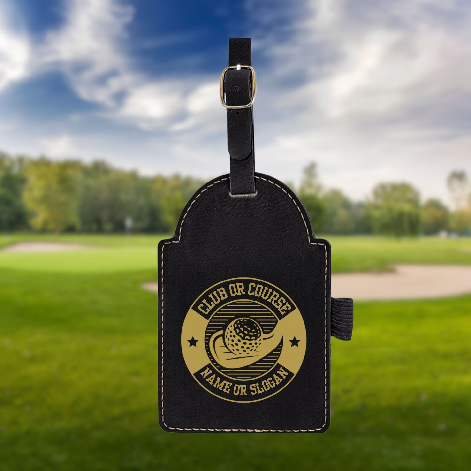 Personalized golf Bag Tag, Laser Engraved Custom Bag Tag, Golf Club Bag Tag, Golf Gifts for Men, Golf Tournament Gift, Golf Accessories