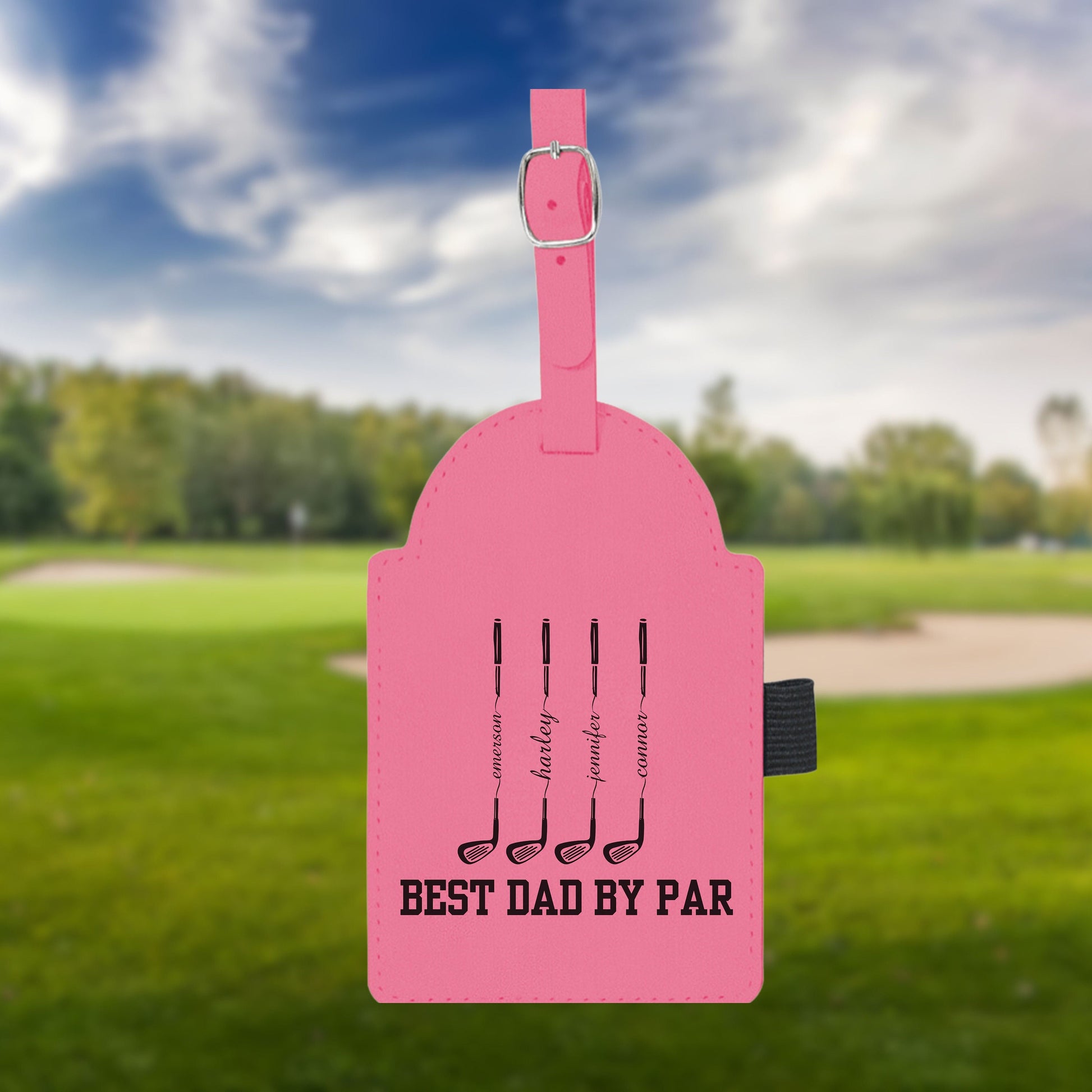 Personalized golf Bag Tag, Laser Engraved Custom Bag Tag, Golf Club Bag Tag, Golf Gifts for Men, Golf Tournament Gift, Golf Accessories