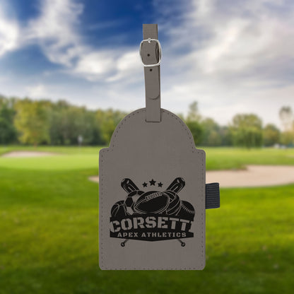 Personalized Golf Bag Tag, Laser Engraved Custom Bag Tag, Golf Club Bag Tag, Golf Gifts for Men, Custom Logo Tag, Bag Tag Business Gift