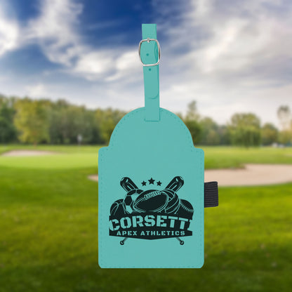 Personalized Golf Bag Tag, Laser Engraved Custom Bag Tag, Golf Club Bag Tag, Golf Gifts for Men, Custom Logo Tag, Bag Tag Business Gift