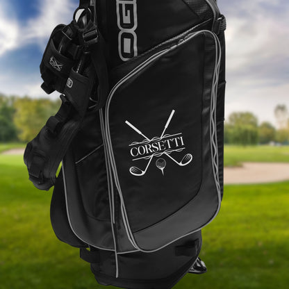 Personalized Golf Bag, Custom Golf Cart Bag, Golf Carry Bag, Golf Club Bag, Golf Gifts for Men, Golf Tournament Gift, Father's Day Gift