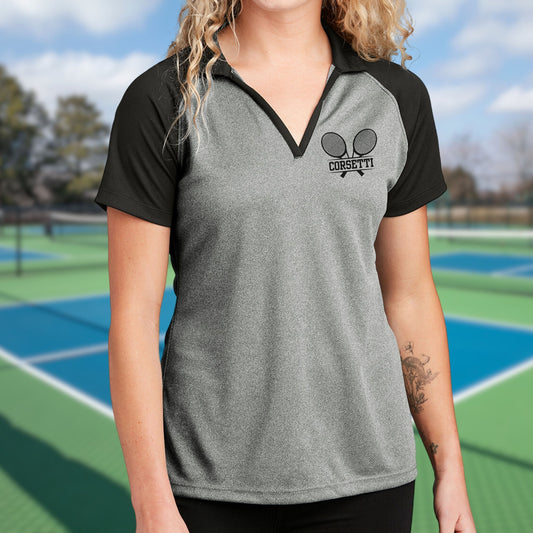 Personalized Tennis Polo, Custom Tennis Polo, Monogram Sport Polo, Women's Tennis Gift, Tennis Team Gift, Sport Club Gift, Tennis Coach Gift