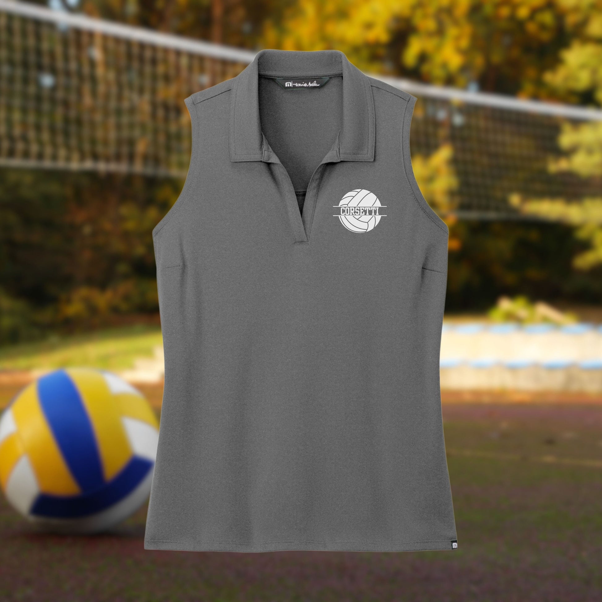 Personalized Premium Volleyball Polo, Custom Luxury Volleyball Polo, Monogram Sport Polo, Custom Logo Polo Shirt, Performance Polo Shirt
