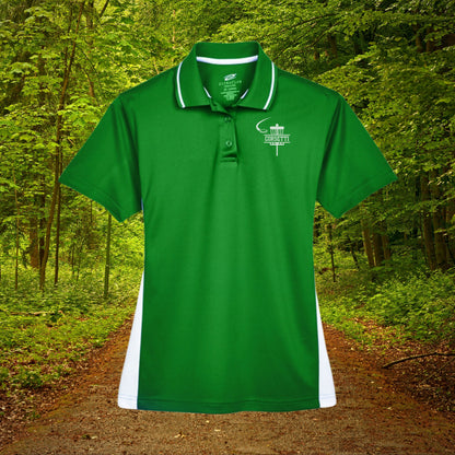 Womens Personalized Disc Golf Polo, Ladies Sport Polo Shirt, Lightweight Sport Polo, Disc Golf Gift, Gift for Wife, Dry Fit Athleisure Top