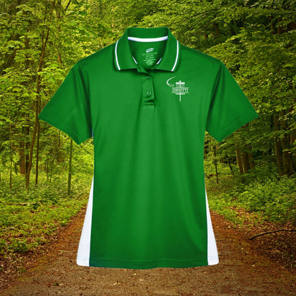 Womens Personalized Disc Golf Polo, Ladies Sport Polo Shirt, Lightweight Sport Polo, Disc Golf Gift, Gift for Wife, Dry Fit Athleisure Top