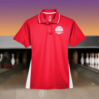 Womens Personalized Bowling Polo, Ladies Sport Polo Shirt, Lightweight Sport Polo, Bowling Team Gift, Bowling Coach Gift, Bowling Club Polo