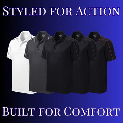 Personalized Golf Polo, Custom Sport Polo Shirt, Lightweight Sport Polo, Golf Team Gift, Golf Gifts for Men, Golf Club Polo, Bachelor Party