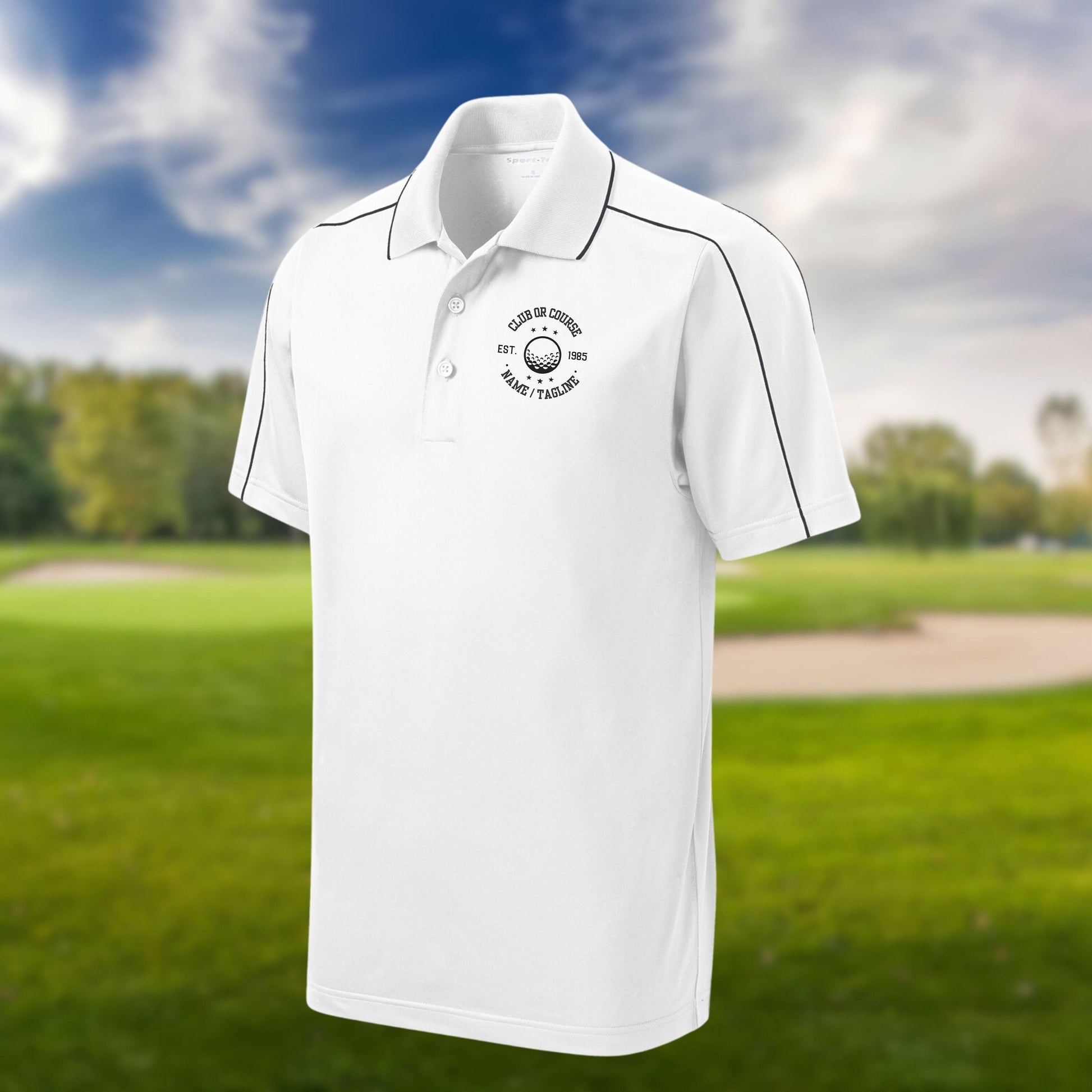 Personalized Golf Polo, Custom Sport Polo Shirt, Lightweight Sport Polo, Golf Team Gift, Golf Gifts for Men, Golf Club Polo, Bachelor Party