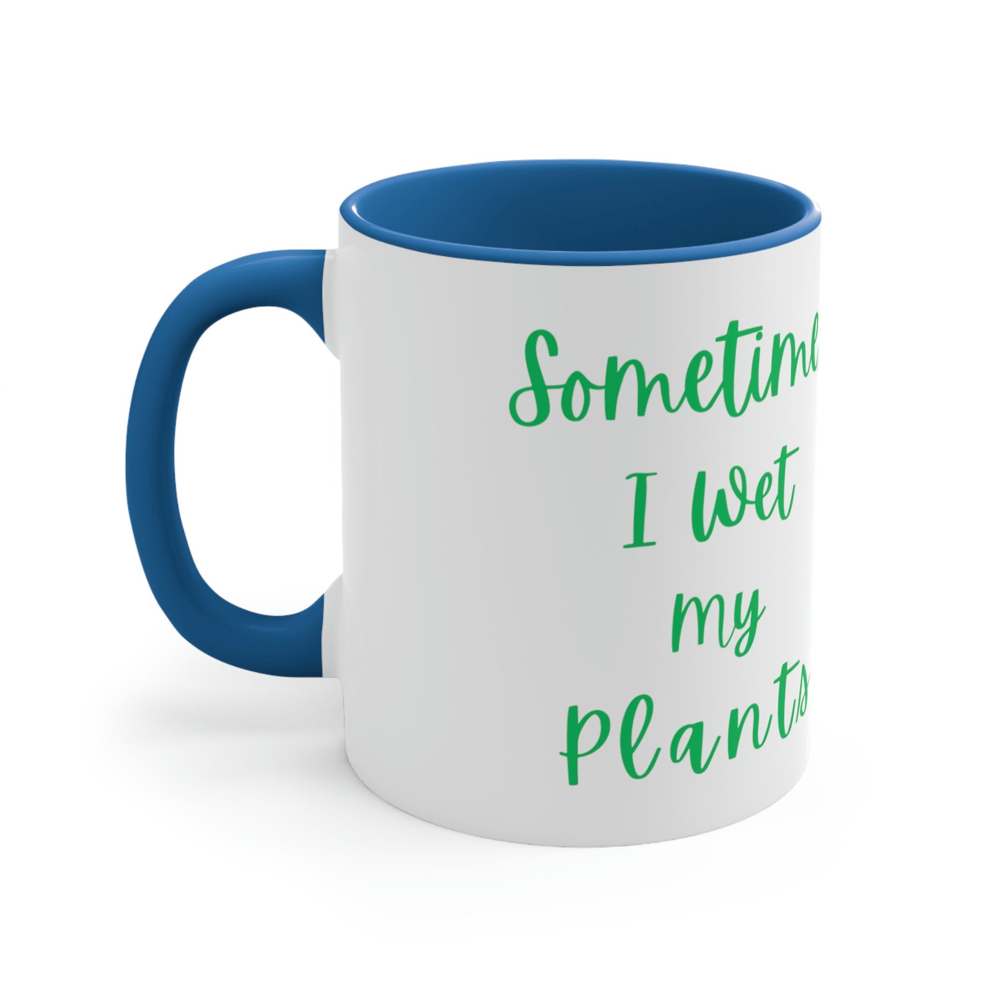 I Wet My Plants Coffee Mug, Cute Funny Coffee Cup, Gift for Plant Lover, Ceramic Coffee Mug, Funny Gift for Gardener, Botanical Coffee Mug