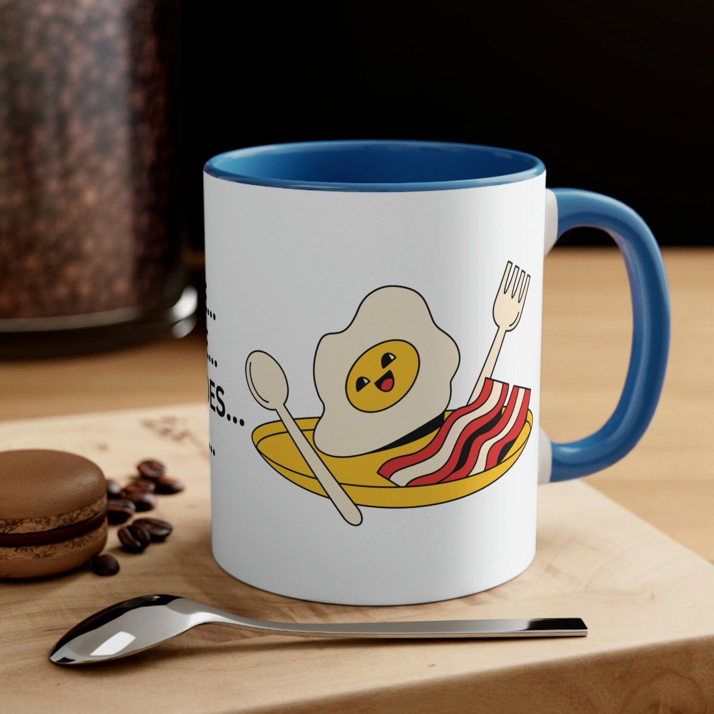 Funny Bacon Coffee Mug For Him Funny Coffee Mug for Her Cute Coffee Mug with Bacon Mug Coffee Cup with Bacon Coffee Cup of Coffee Lover Mug