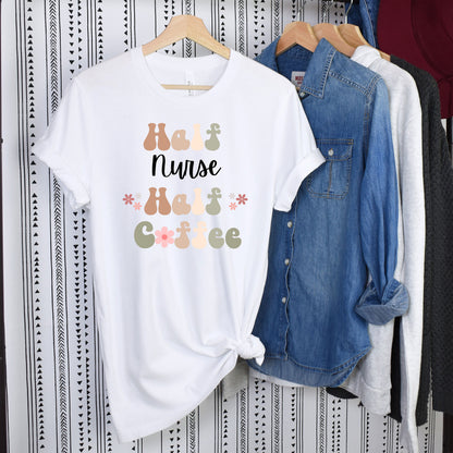 Funny Coffee Nurse Shirt Gift for Nurse Gift for Coffee Lover Shirt Retro Shirt for Nurse Funny Retro Coffee Tshirt for Nurse New Grad Gift