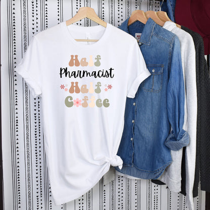 Funny Coffee Pharmacist Shirt Gift for Pharmacist Gift for Coffee Lover Shirt Retro Shirt for Pharmacist Funny Retro Coffee Tshirt New Grad