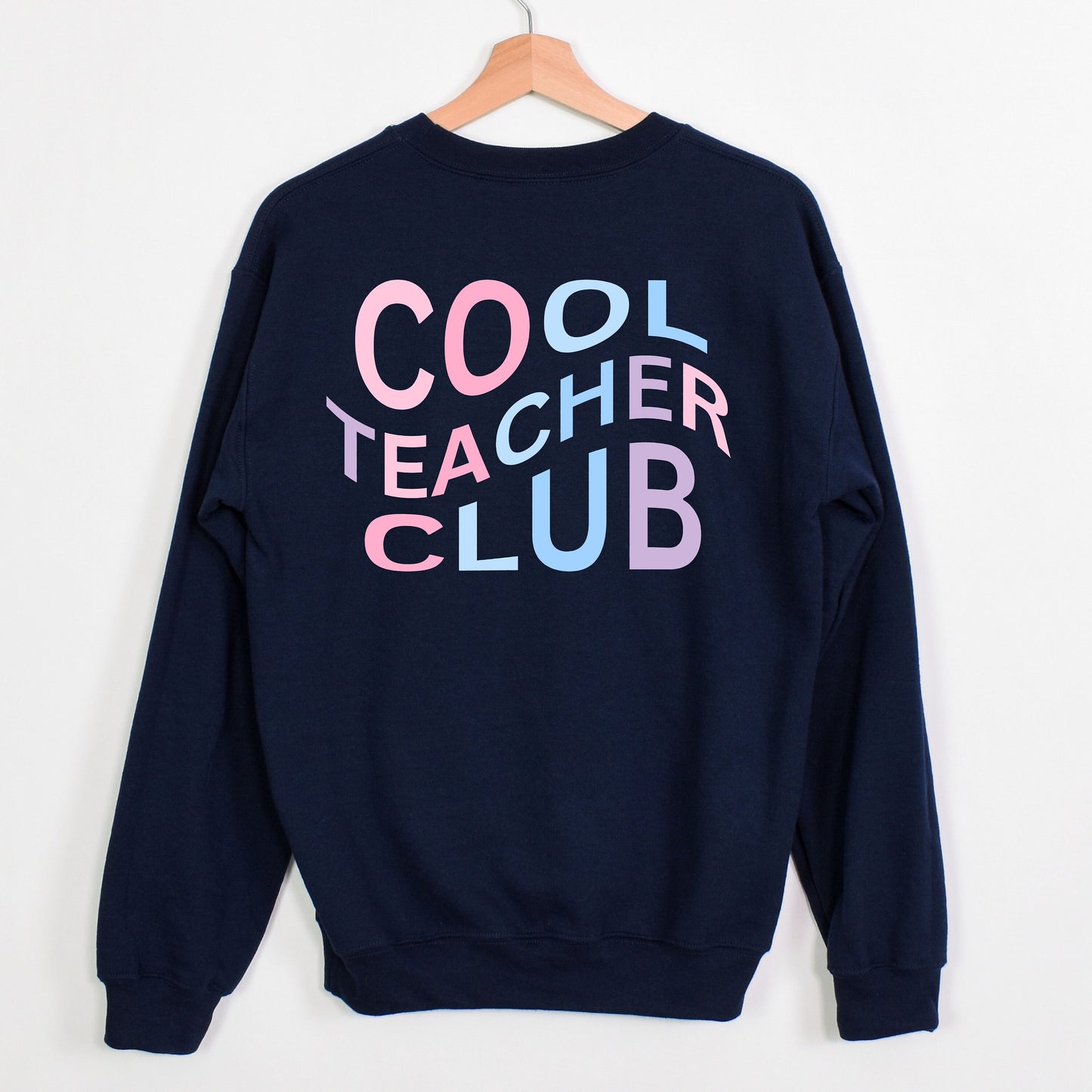 Cool Teacher Club Sweatshirt for Cool Teacher End of School Gift for Cool Teacher Cute Cool Teacher Sweatshift Gift for New Grad Teacher