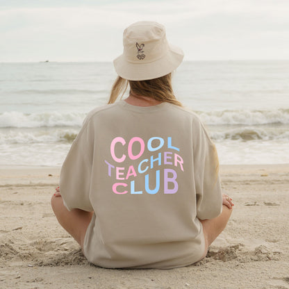 Cool Teacher Club Sweatshirt for Cool Teacher End of School Gift for Cool Teacher Cute Cool Teacher Sweatshift Gift for New Grad Teacher