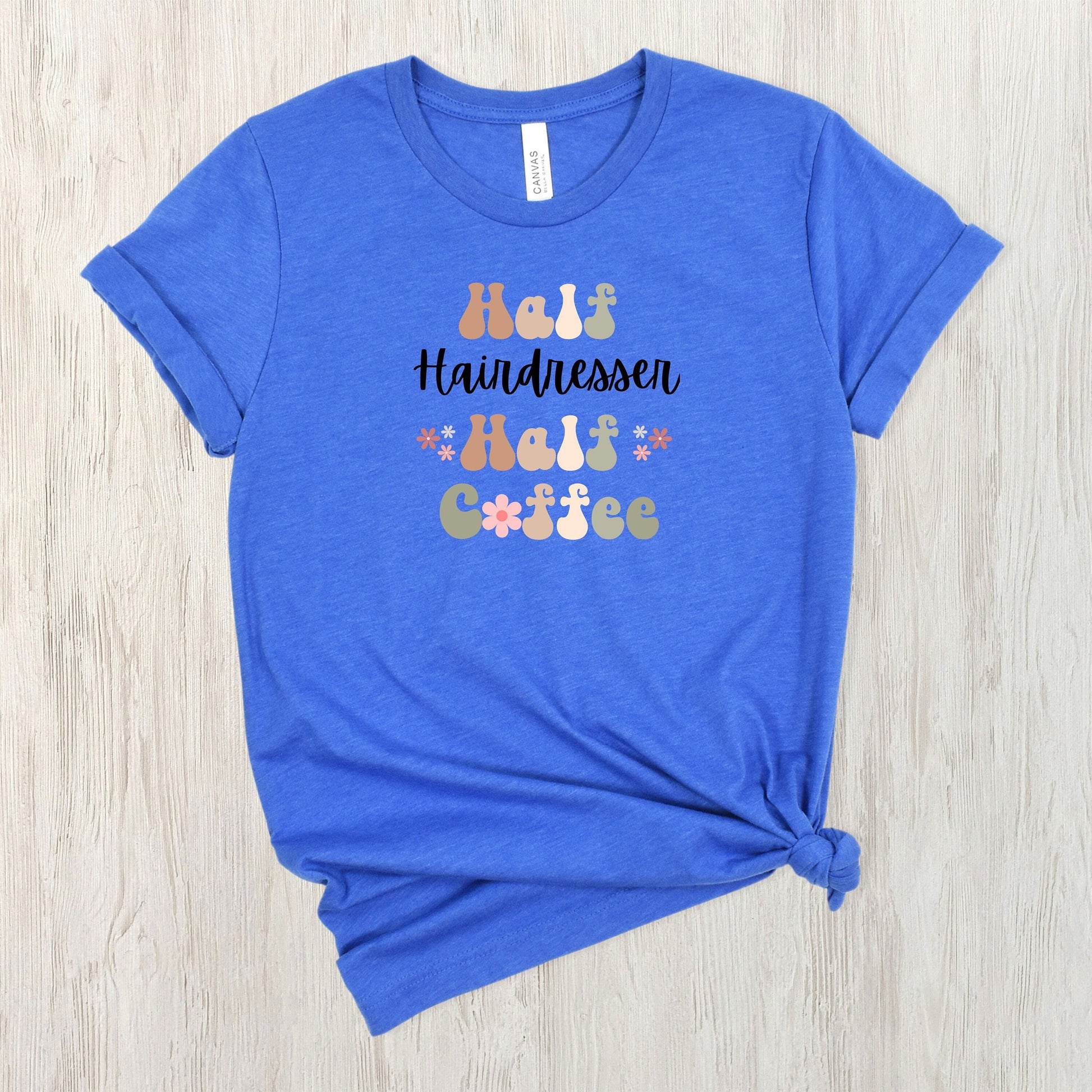Funny Coffee Hairdresser Shirt Gift for Stylist Gift for Coffee Lover Shirt Retro Shirt Funny Retro Coffee Tshirt Gift for Hairdresser