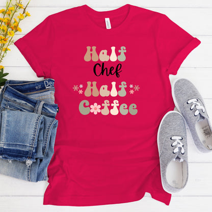 Funny Coffee Chef Shirt Gift for Chef Gift for Coffee Lover Shirt Retro Shirt for Chef Funny Retro Coffee Tshirt Gift for Chef Tshirt Cook