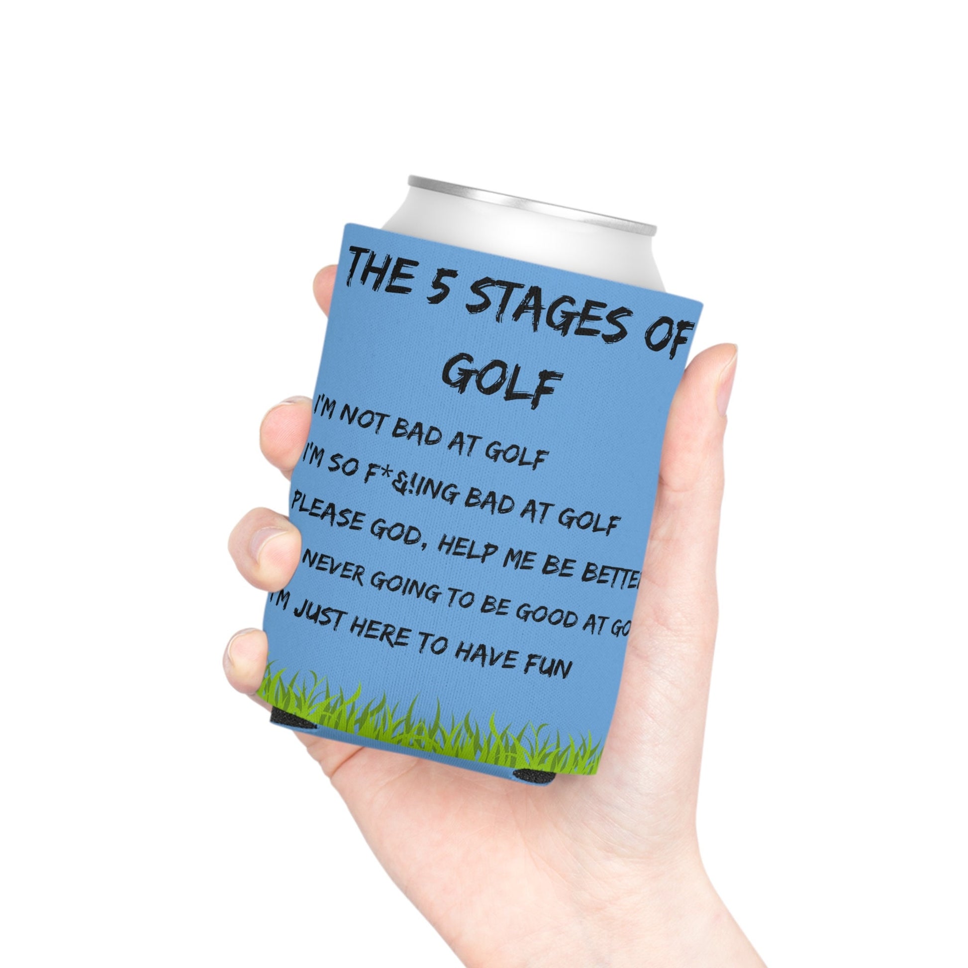 Funny Golf Can Cooler, Perfect Gift for Golfer, Great Beer Coozie for Golf Buddy, Golf Gifts for Women, Keep Your Drink Cold with our Koozie