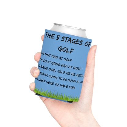 Funny Golf Can Cooler, Perfect Gift for Golfer, Great Beer Coozie for Golf Buddy, Golf Gifts for Women, Keep Your Drink Cold with our Koozie