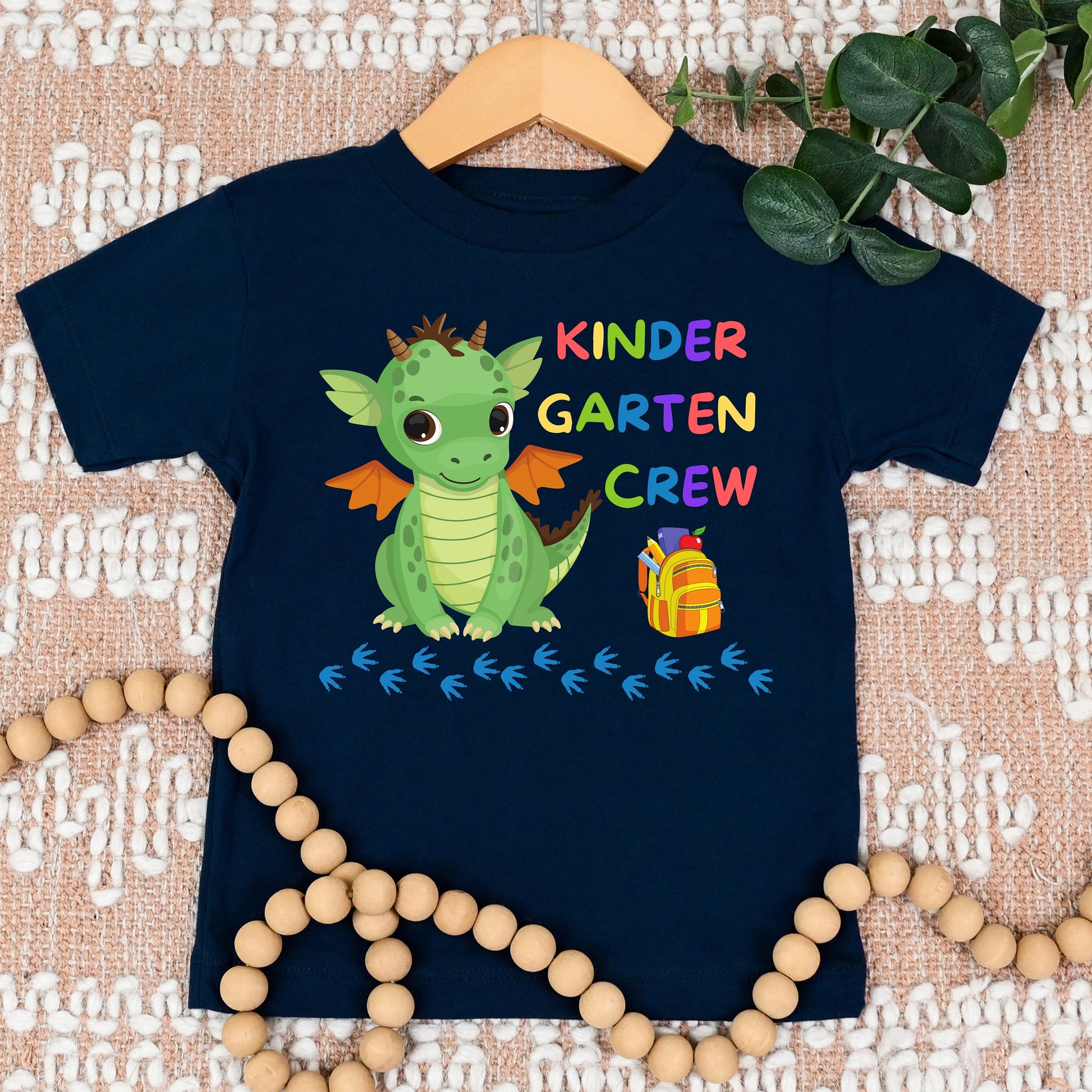 First day of School Shirt, Dinosaur Crew T-Shirt, Kindergarten Tshirt, Back to School Tee, Kindergarten Teacher Outfit, Kinder garten Crew