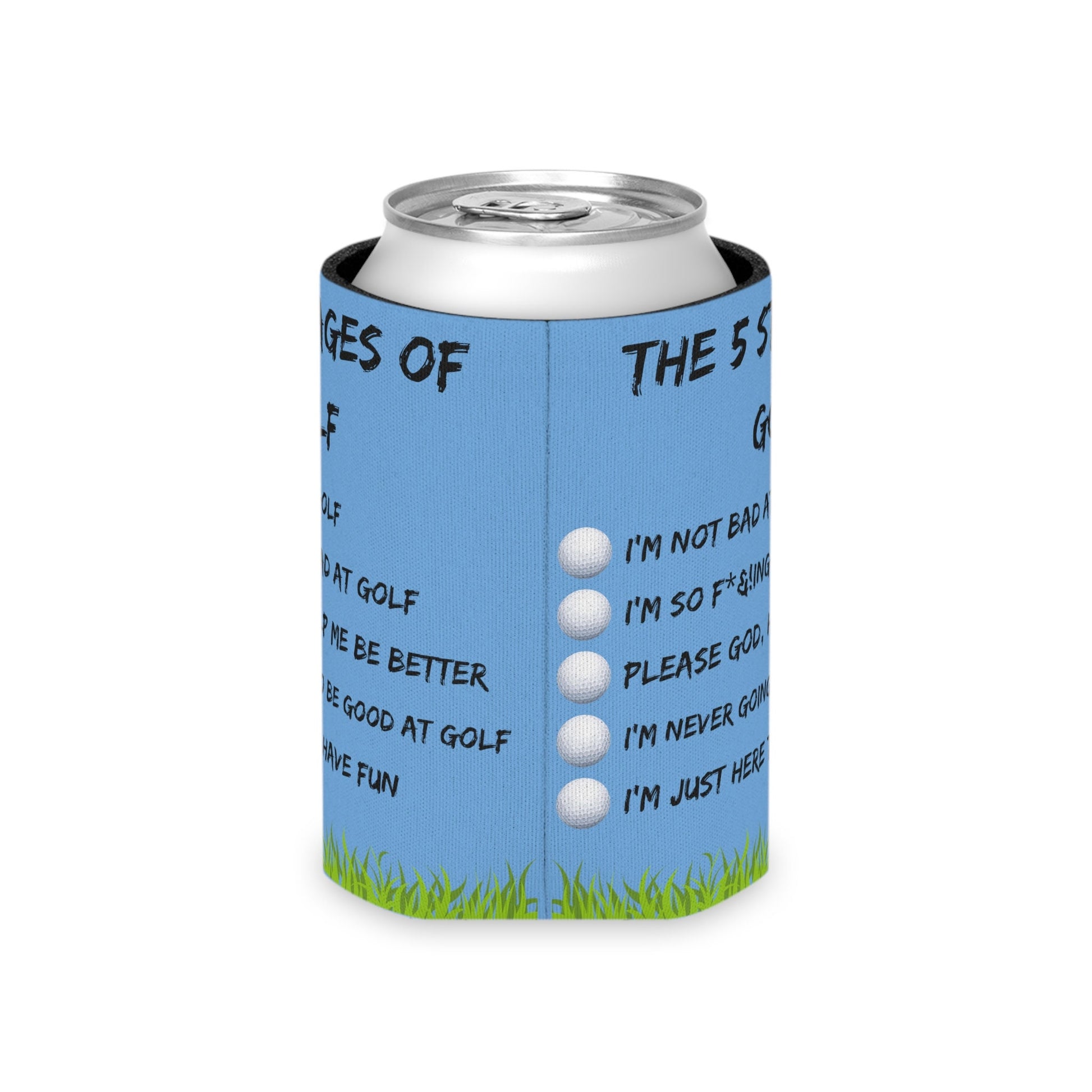 Funny Golf Can Cooler, Perfect Gift for Golfer, Great Beer Coozie for Golf Buddy, Golf Gifts for Women, Keep Your Drink Cold with our Koozie