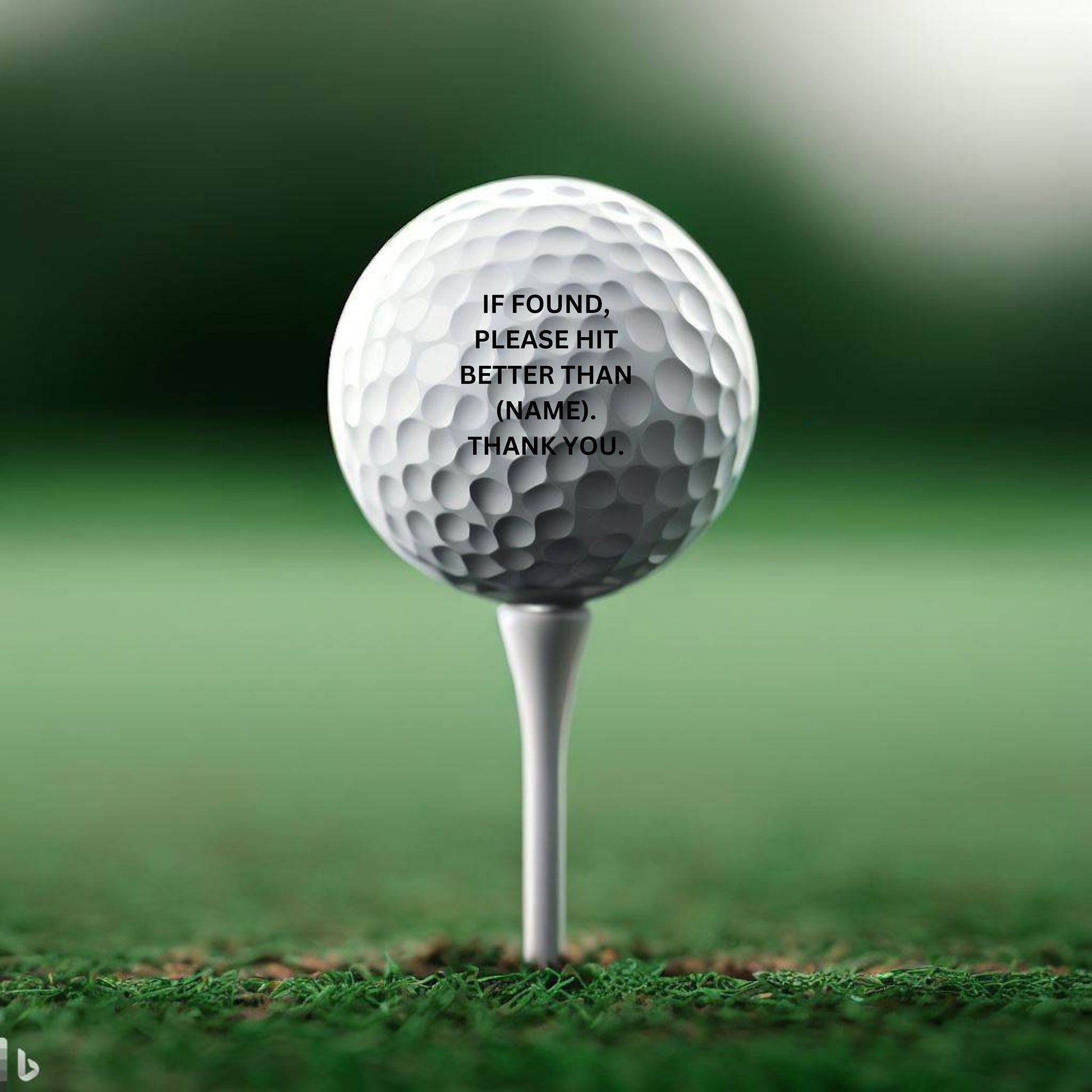 Custom Golf Balls, Set of Six, Personalized Golf Balls, Makes a Great Gift for Husband, High Quality Custom Made Golf Balls for Golf